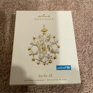 2008 Joy for All UNICEF Hallmark Ornament